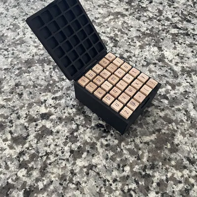 Hộp đựng con dấu cao su Hobby Lobby (Hobby Lobby Rubber Stamp Box)