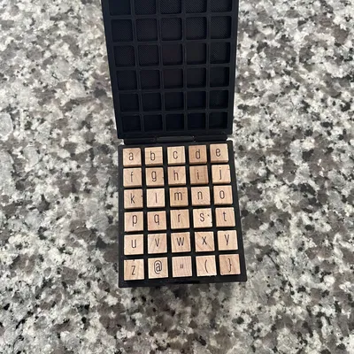 Hộp đựng con dấu cao su Hobby Lobby (Hobby Lobby Rubber Stamp Box)