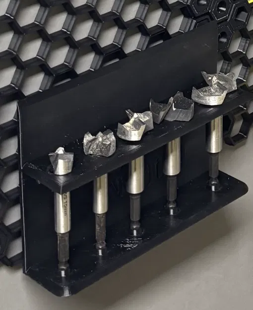 Giá treo mũi khoan Forstner cho Honeycomb Wall - Image 1