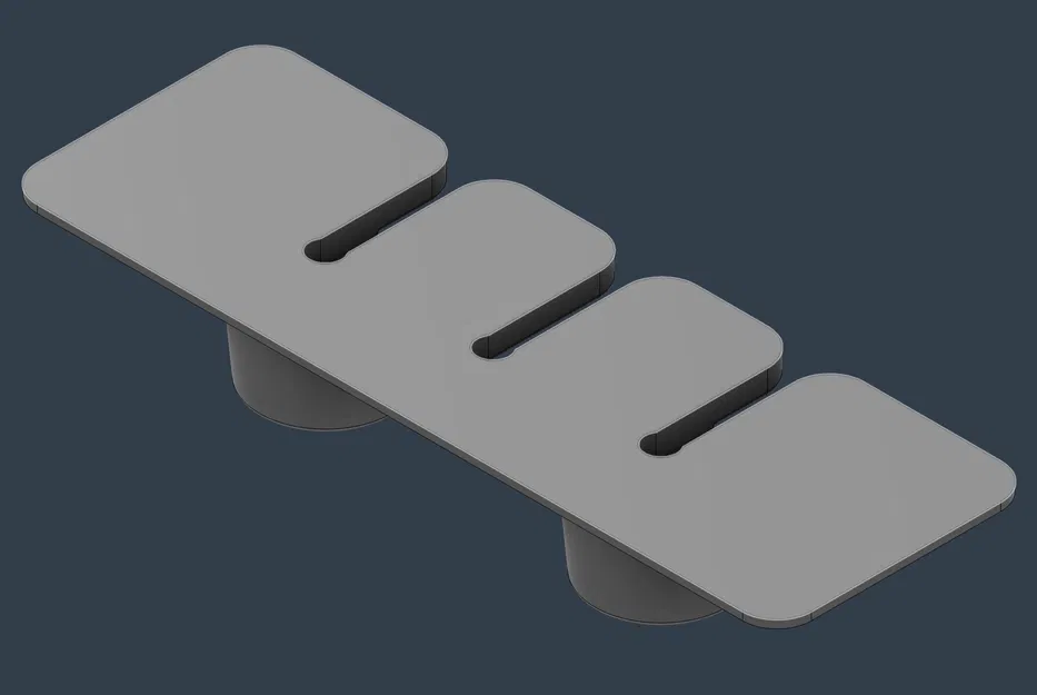 Bộ quản lý dây cáp cho bàn làm việc (Office Desk Cable Manager) - Image 1