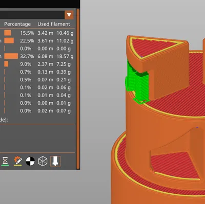 Spool Holder Prusa – Dùng cho cả spool 1kg và 2kg
