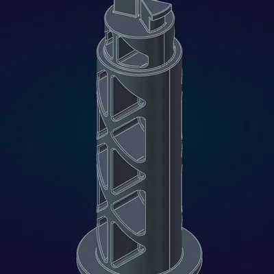 Giá đỡ cuộn Prusa - Bản nhỏ cho spool 1kg