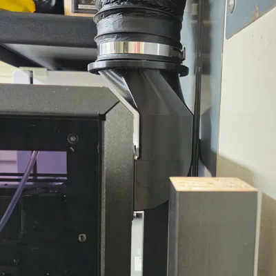 Prusa Core One +: Exhaust Vent Low Profile (Tùy chỉnh đường kính ống)