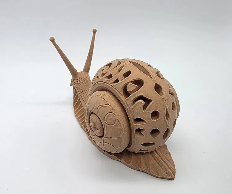 Totem Ốc Sên Chạm Khắc (Carved Snail Totem) - Image 3