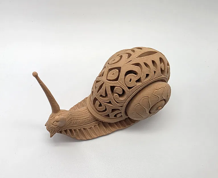 Totem Ốc Sên Chạm Khắc (Carved Snail Totem) - Image 4