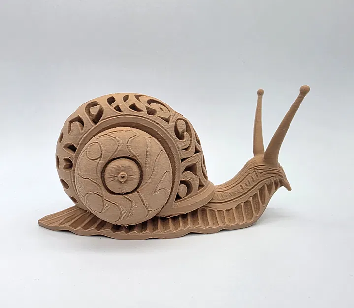 Totem Ốc Sên Chạm Khắc (Carved Snail Totem) - Image 5