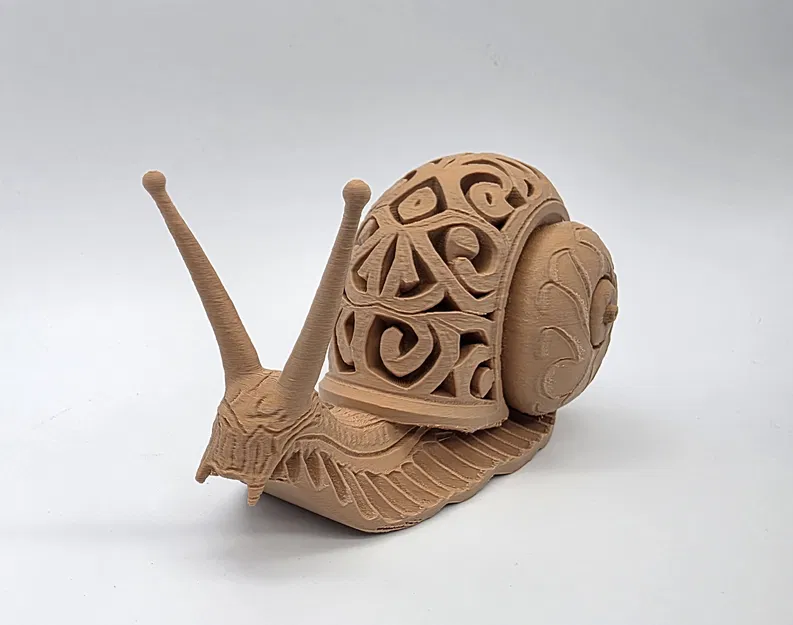 Totem Ốc Sên Chạm Khắc (Carved Snail Totem) - Image 6