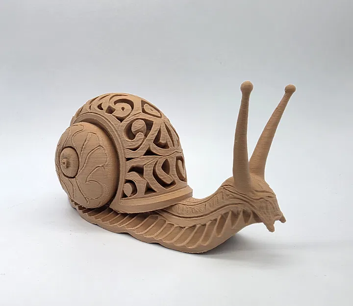 Totem Ốc Sên Chạm Khắc (Carved Snail Totem) - Image 7