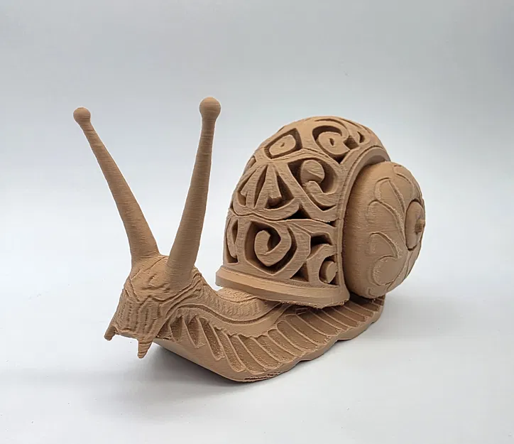 Totem Ốc Sên Chạm Khắc (Carved Snail Totem) - Image 8