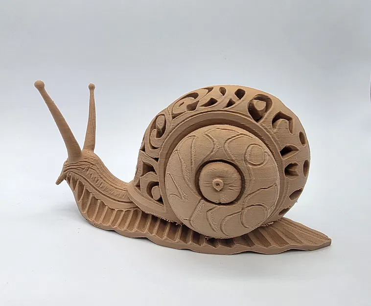 Totem Ốc Sên Chạm Khắc (Carved Snail Totem) - Image 9
