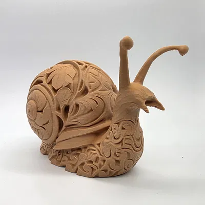 Ốc Sên Khắc Hoa Văn Tinh Xảo