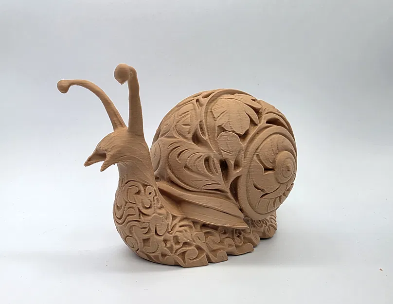 Ốc Sên Khắc Hoa Văn Tinh Xảo - Image 4