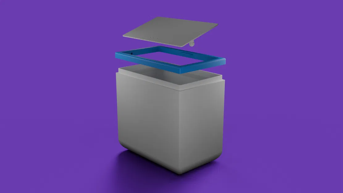 Thùng rác để bàn – cho Desk Clamp Modular Holder - Image 3