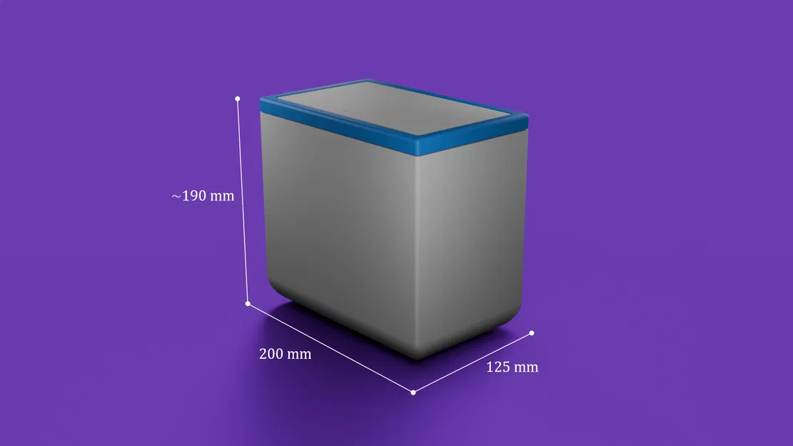 Thùng rác để bàn – cho Desk Clamp Modular Holder - Image 7