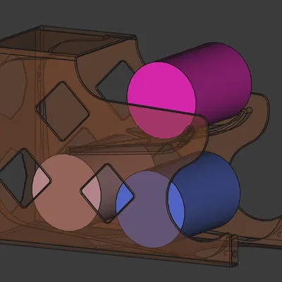 Kệ trữ lon đồ hộp (FIFO) – canned food can rack 4