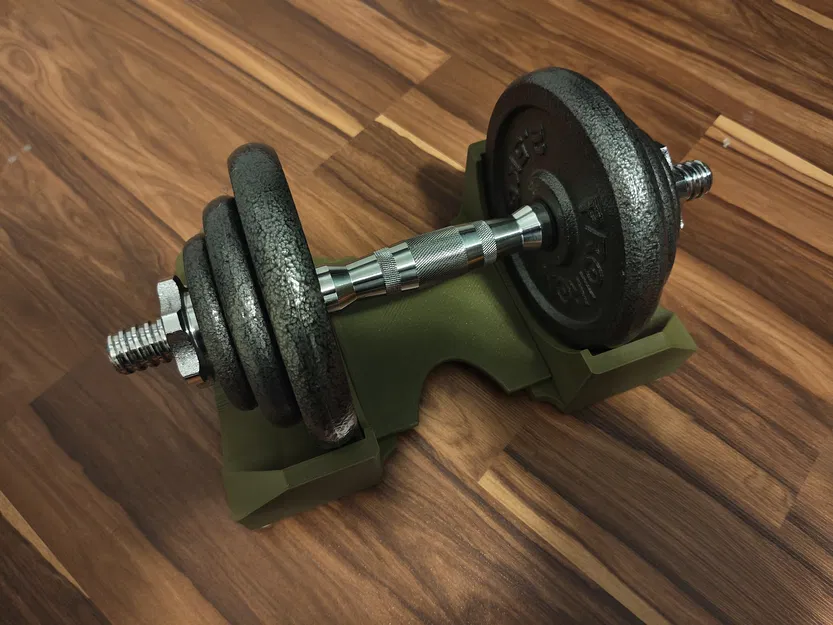 Giá đỡ/kê tạ tay (Dumbbell holder/support) chống lăn - Image 2