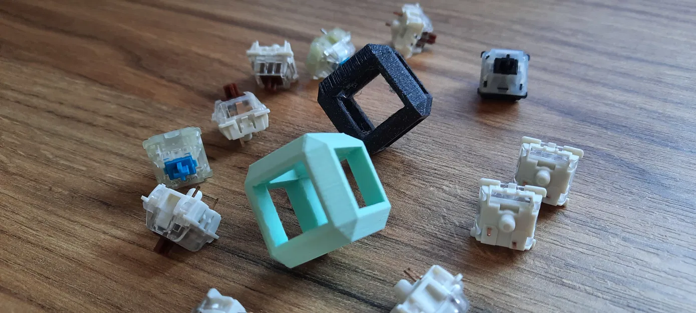 Đồ chơi fidget switch cơ bàn phím (6 mechanical switches) - Image 2