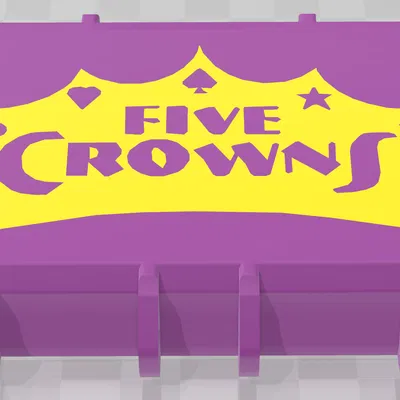 Nắp hộp Five Crowns (Five Crowns Box Lid)