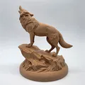 Sói Tru Trên Tảng Đá (Howling Wolf on the Rock) - Thumbnail 2