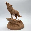 Sói Tru Trên Tảng Đá (Howling Wolf on the Rock) - Thumbnail 3