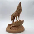 Sói Tru Trên Tảng Đá (Howling Wolf on the Rock) - Thumbnail 5