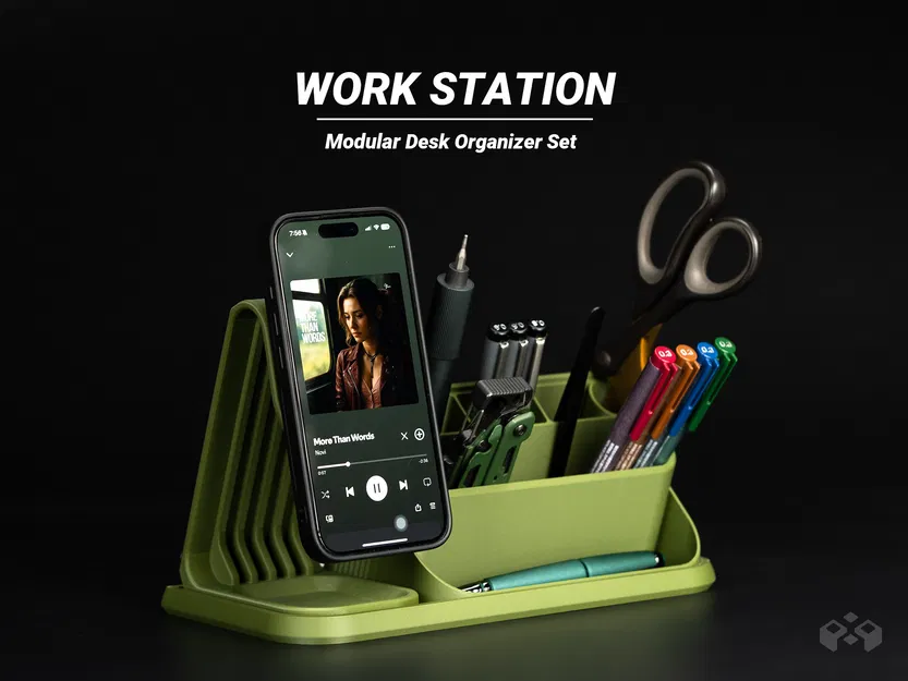 Hệ Modular Desk Organizer System | Giá Đỡ Điện Thoại MagSafe - Image 1
