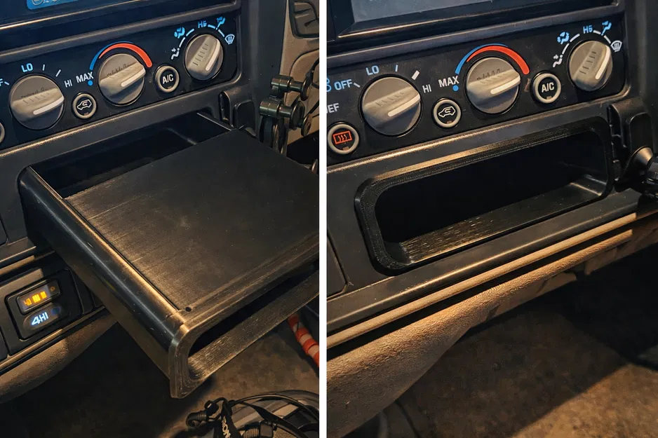 Hộp thay thế khoang CD cho Chevy/GMC (GMT400/GMT800) - Image 1