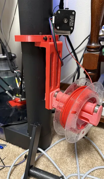 Giá đỡ filament holder gắn trụ cho Flsun QQ-S Pro - Image 1