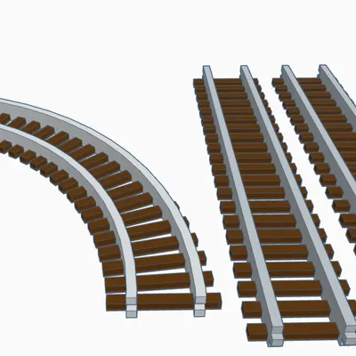 Đường ray tàu mini (siêu nhỏ!)