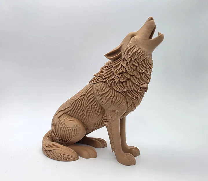 Tượng Sói Tru (Howling Wolf Statue) - Image 1
