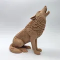 Tượng Sói Tru (Howling Wolf Statue) - Thumbnail 1