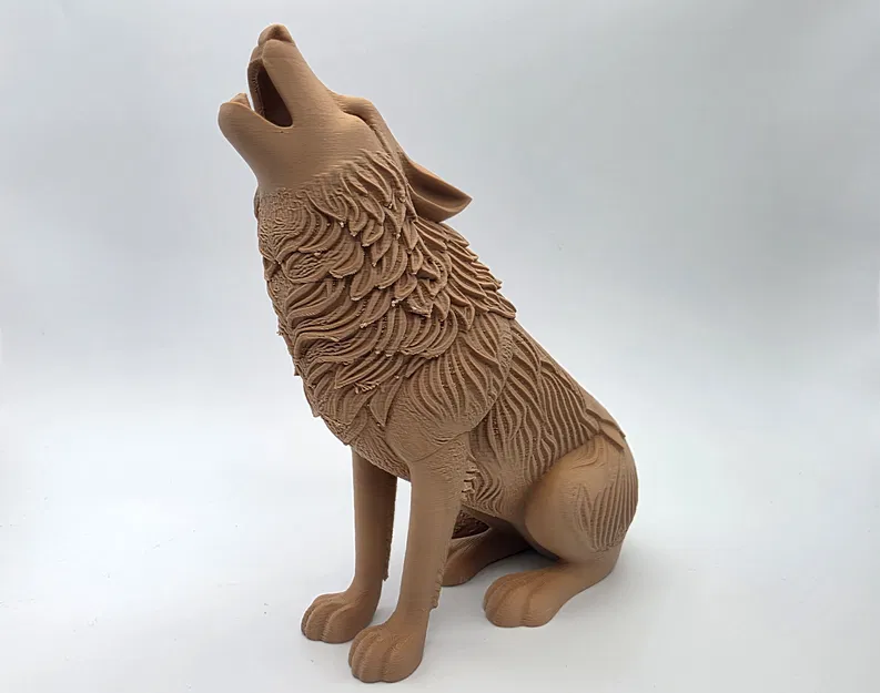 Tượng Sói Tru (Howling Wolf Statue) - Image 2