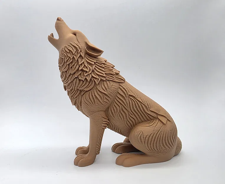 Tượng Sói Tru (Howling Wolf Statue) - Image 3