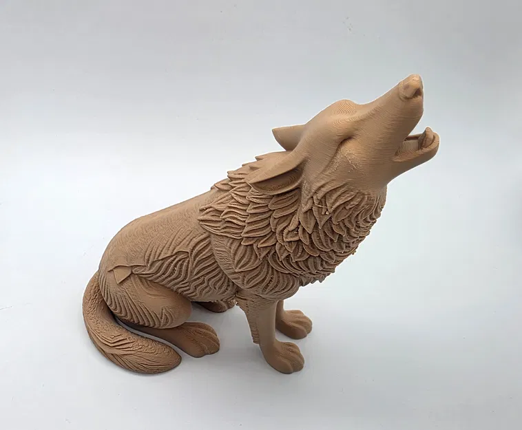 Tượng Sói Tru (Howling Wolf Statue) - Image 4