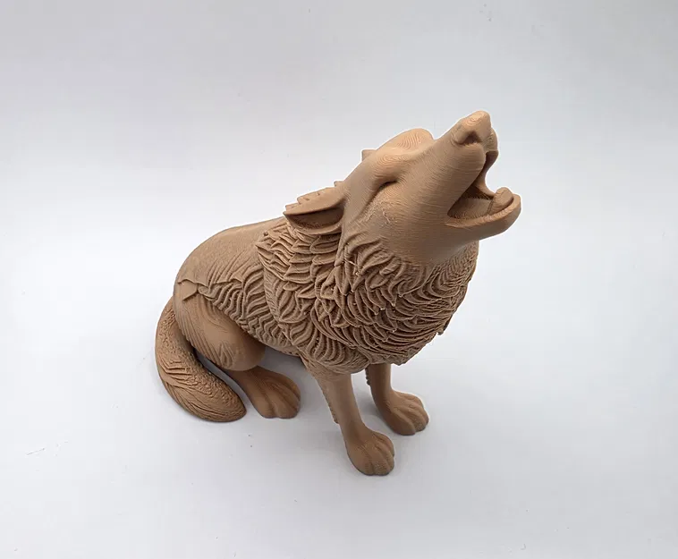 Tượng Sói Tru (Howling Wolf Statue) - Image 6