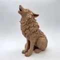 Sói Gỗ Chạm Khắc Tru Hú (Wood Carved Howling Wolf) - Thumbnail 10