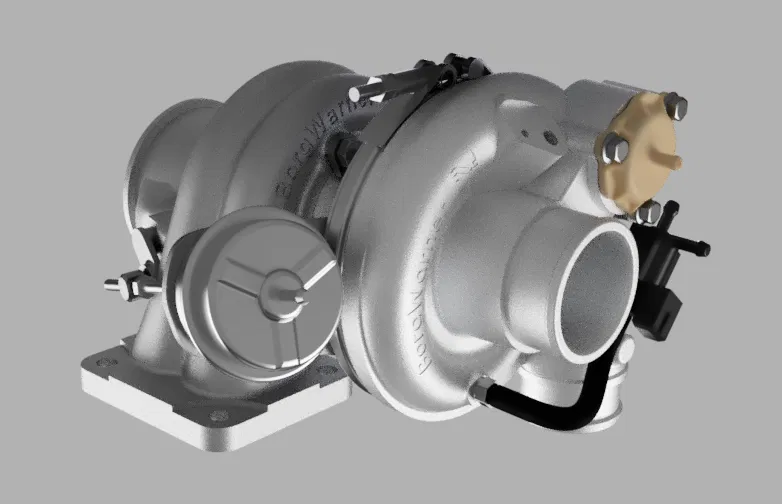 Turbo Borg Warner EFR khung B1 (EFR6258) – 3D scan & solid model - Image 1