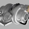 Turbo Borg Warner EFR khung B1 (EFR6258) – 3D scan & solid model - Thumbnail 1