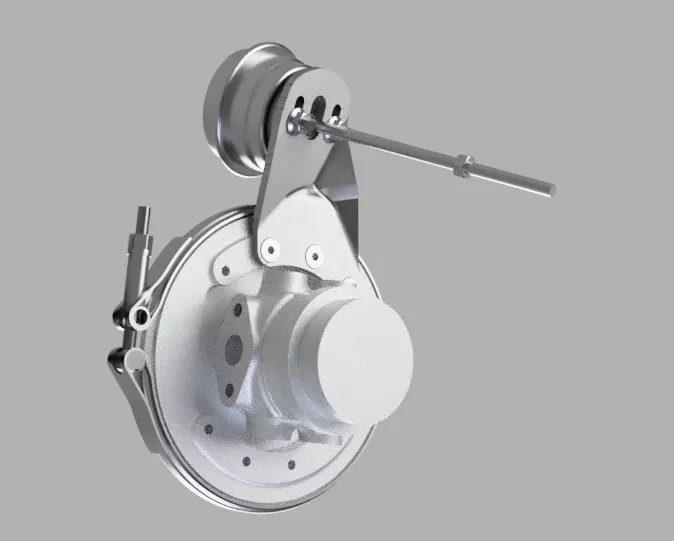 Turbo Borg Warner EFR khung B1 (EFR6258) – 3D scan & solid model - Image 2