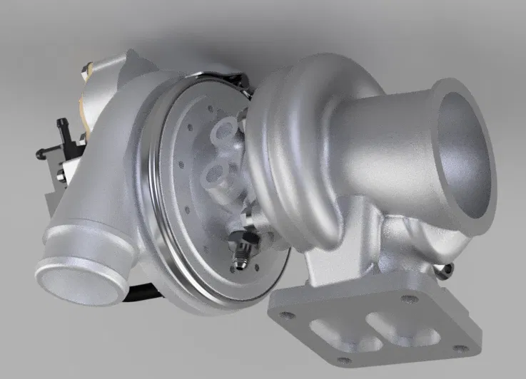 Turbo Borg Warner EFR khung B1 (EFR6258) – 3D scan & solid model - Image 4