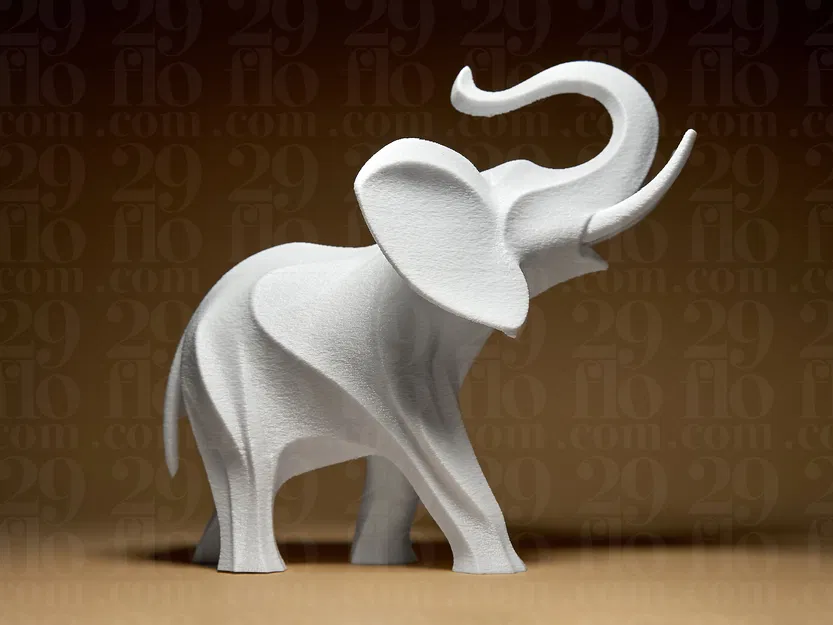 Voi Giơ Vòi (Elephant with Raised Trunk) - Image 1