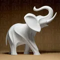 Voi Giơ Vòi (Elephant with Raised Trunk) - Thumbnail 1