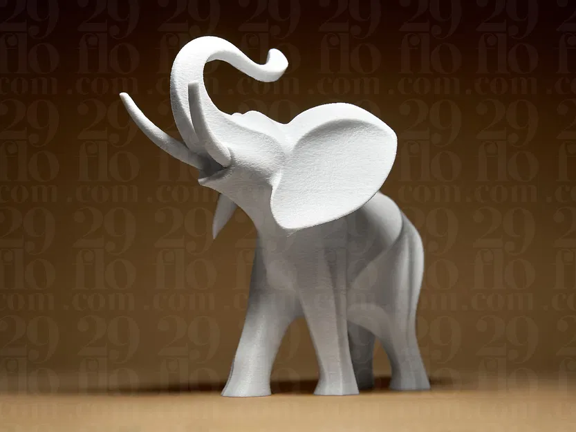 Voi Giơ Vòi (Elephant with Raised Trunk) - Image 2