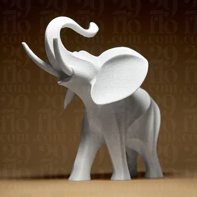 Voi Giơ Vòi (Elephant with Raised Trunk)