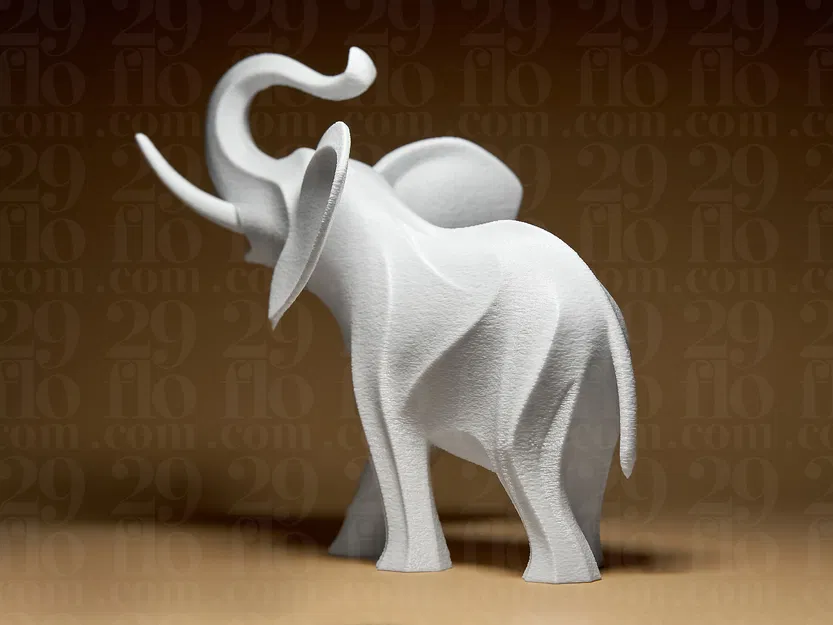 Voi Giơ Vòi (Elephant with Raised Trunk) - Image 3