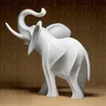Voi Giơ Vòi (Elephant with Raised Trunk) - Thumbnail 3