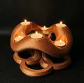 Chân Nến Hình Học Hiện Đại | Đế Tealight Trừu Tượng | Decor Tối Giản - Thumbnail 1