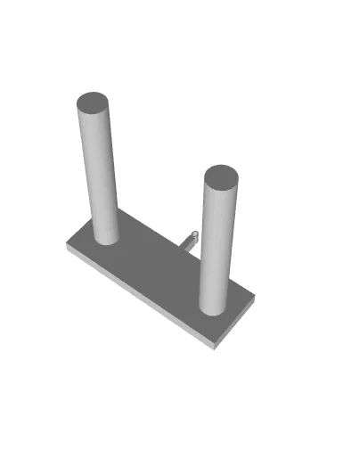 Giá treo dụng cụ dọc gắn tường 3D cho workshop – organizer modular (Single/Double Peg) - Image 2