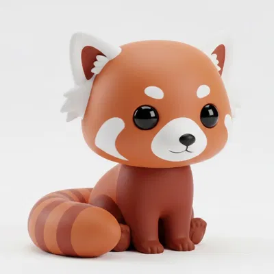 Gấu mèo đỏ dễ thương (Cute Red Panda)