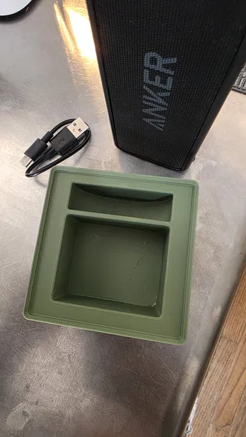 Khay Gridfinity 2x2 cho Anker Soundcore 2 & cáp USB - Image 2